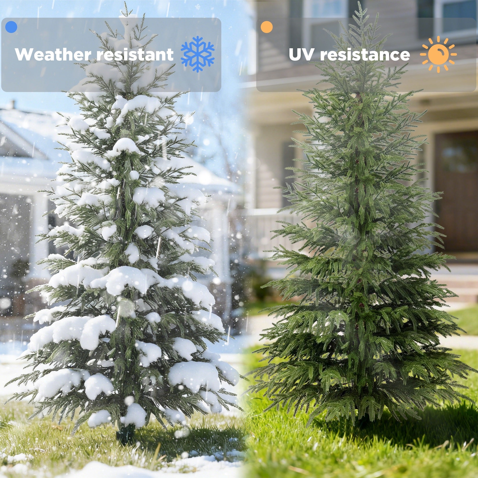 6' Artificial Norfolk Pine Trees
