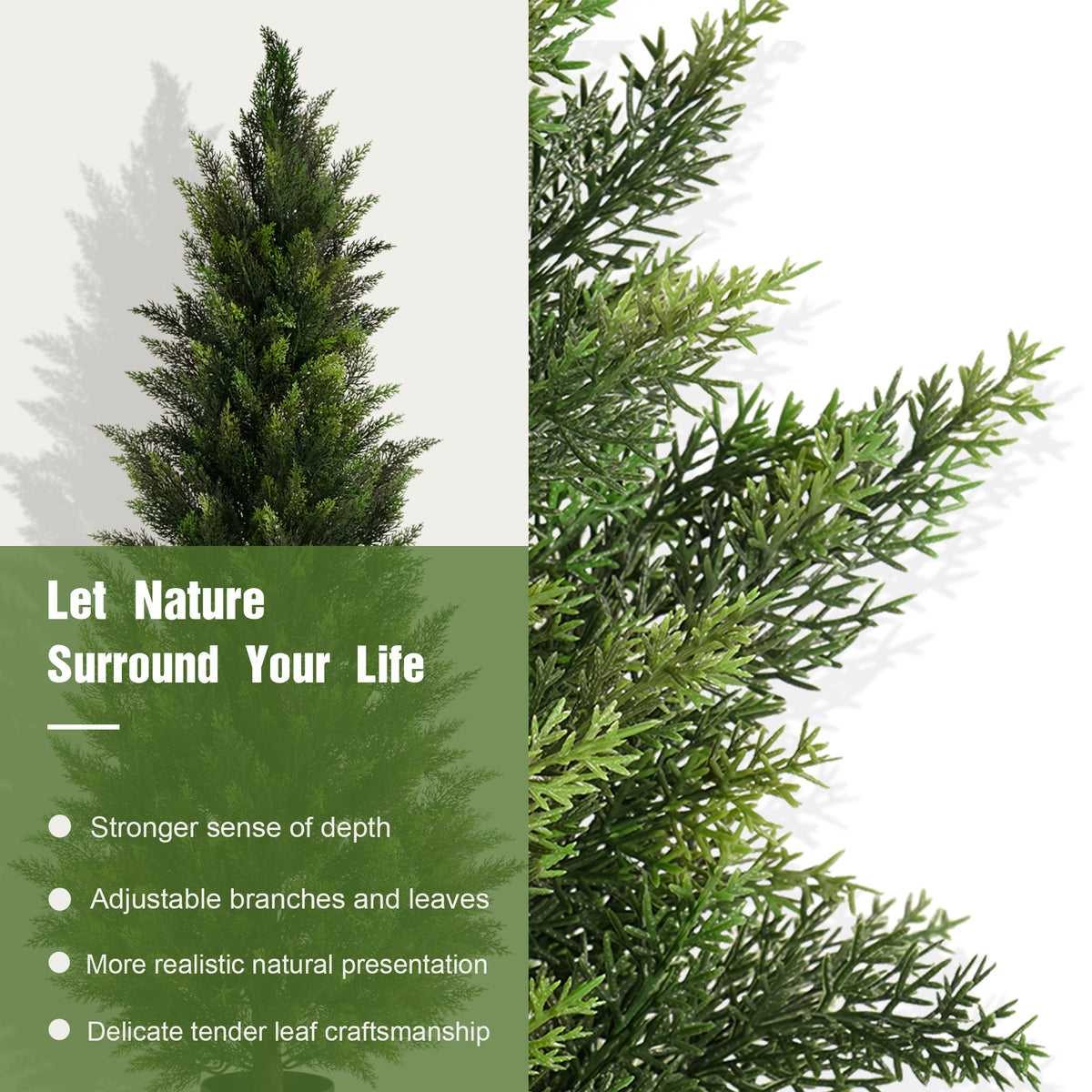 #Size_5'(60 In) #Quantity_2 Trees