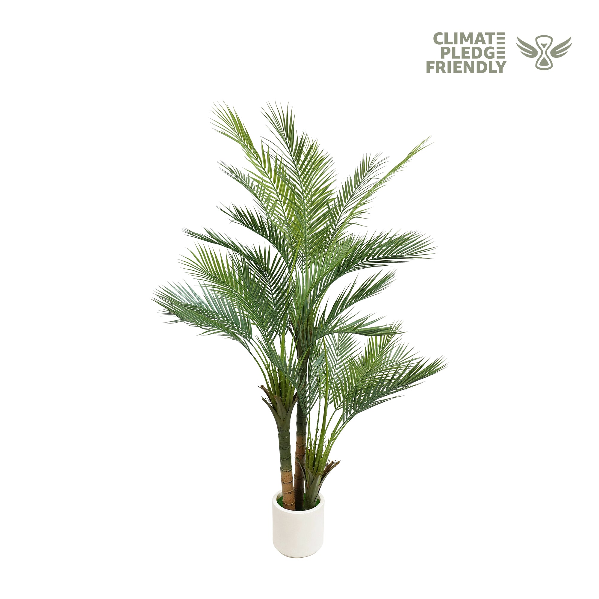 5'-6' Artificial PE Three-Trunk Palm Tree