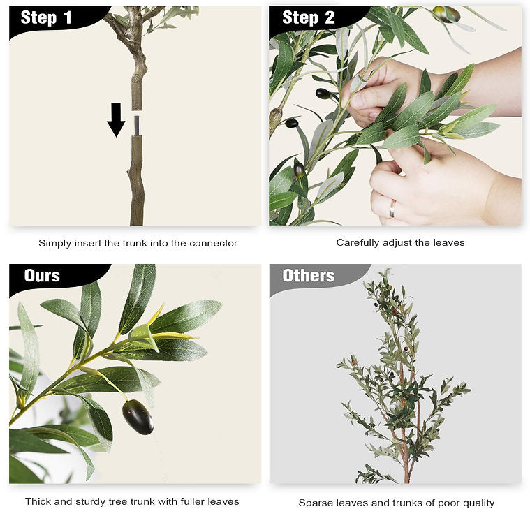 #Size_7FT(215CM) 968 leaves and 46 fruits