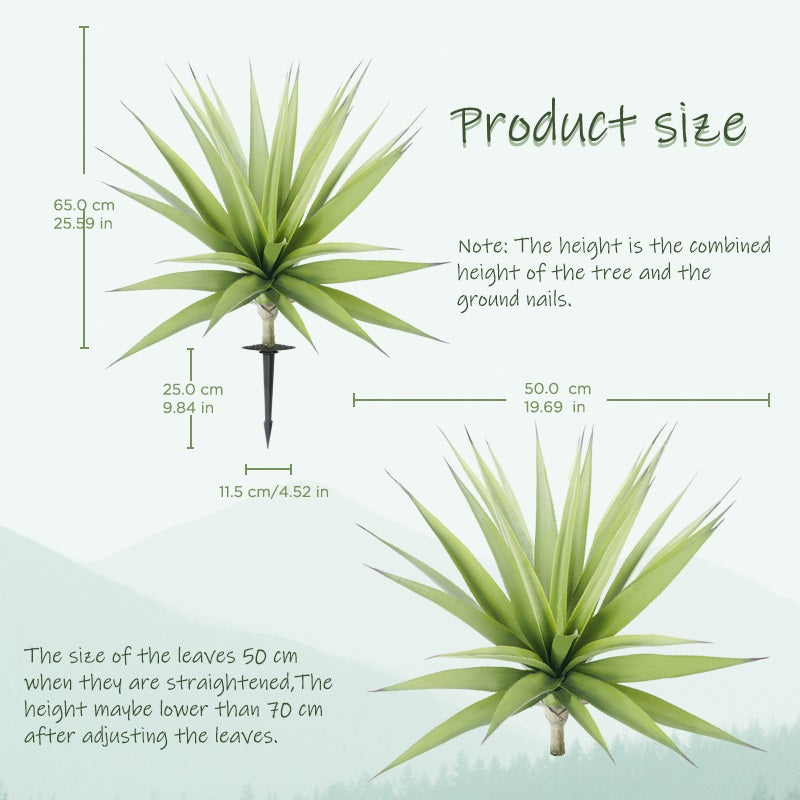#Style_Upright Agave-85 cm