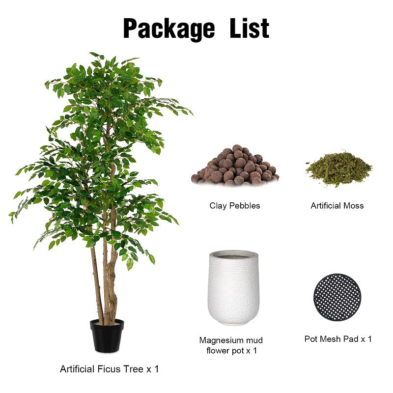 5.6' Artificial Ficus Tree