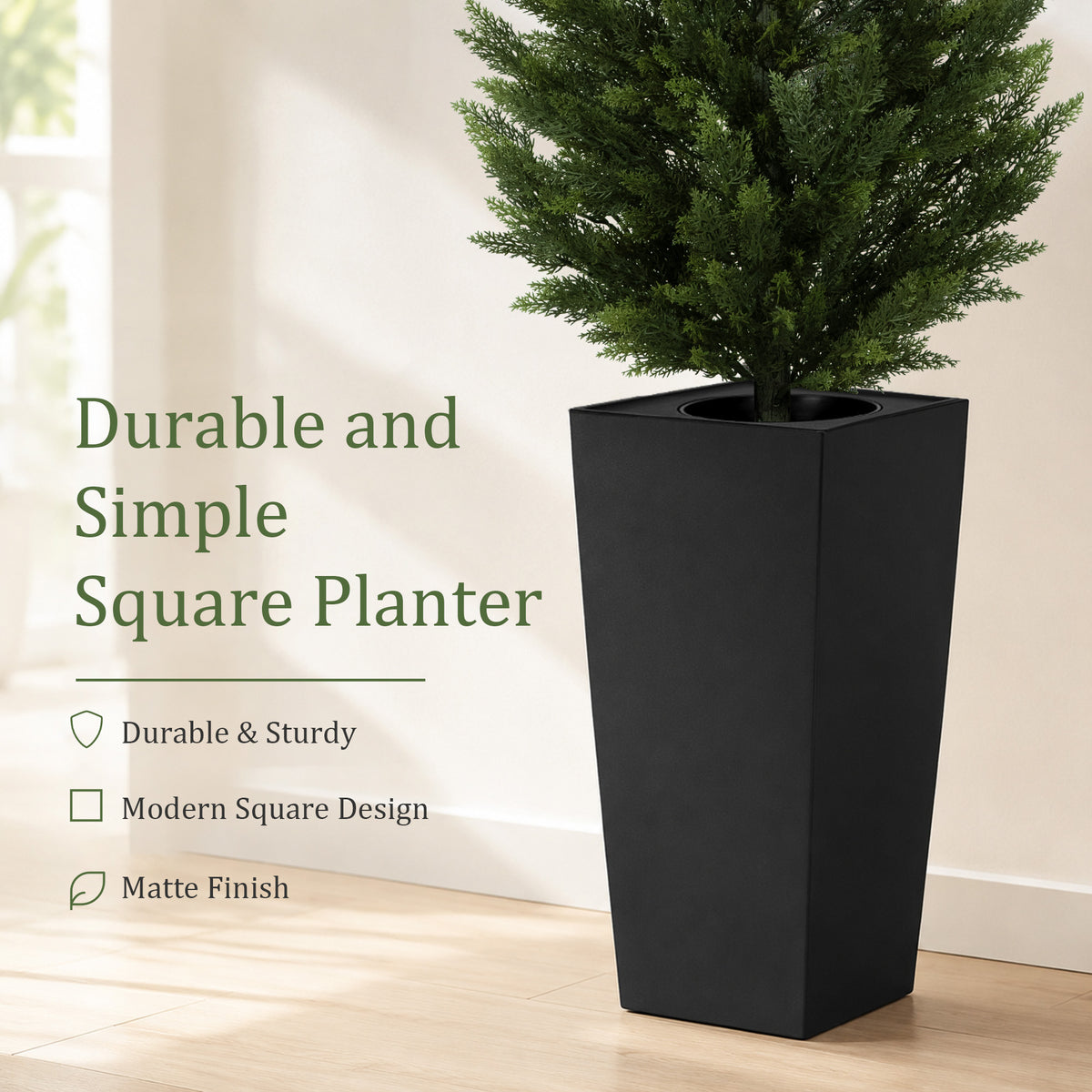 #Size_4'(48 In)+Black Pot(12 In) #Quantity_2 Trees (2 Trees + 2 Pots)