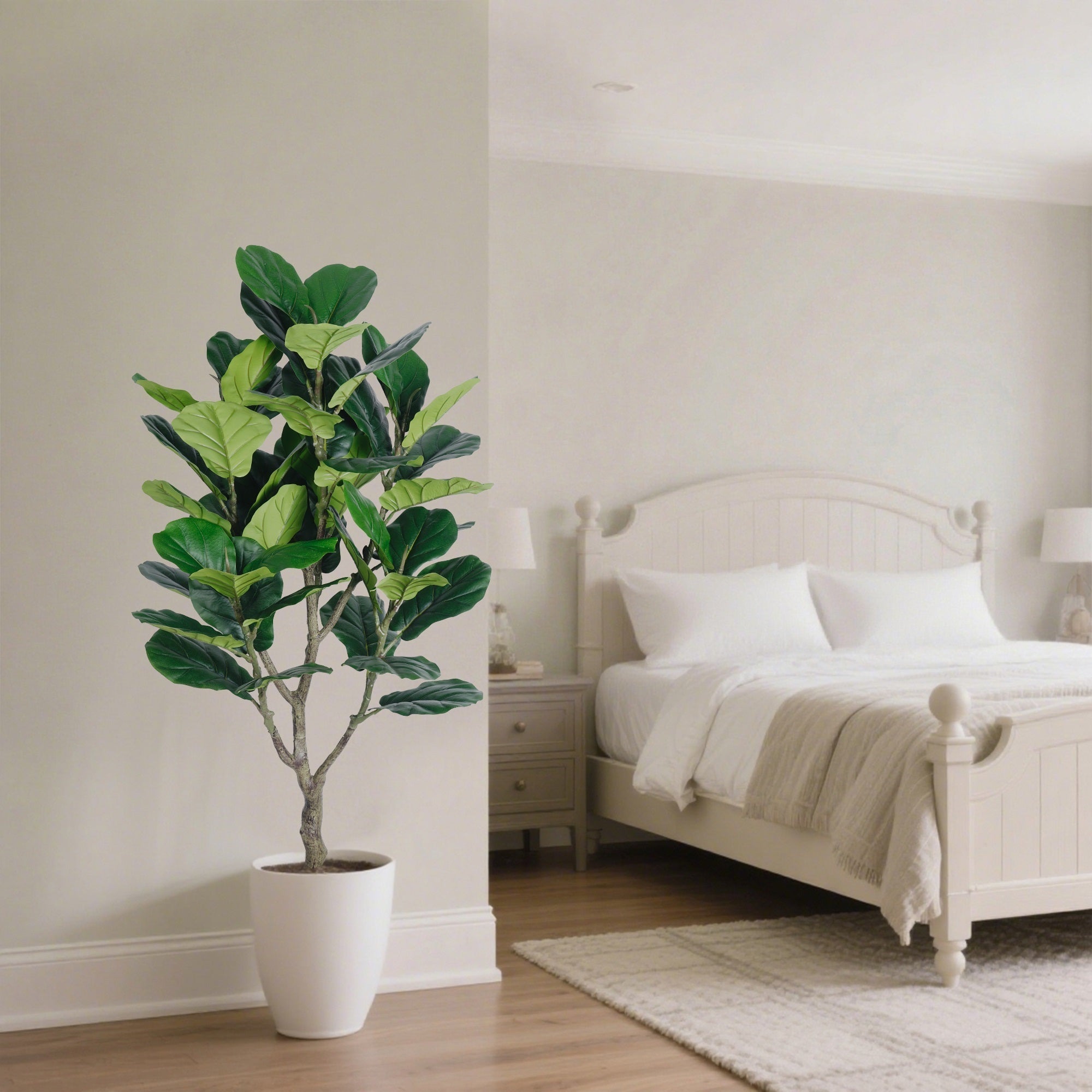 4.5' Artificial Ficus Lyrata Fiddle Leaf