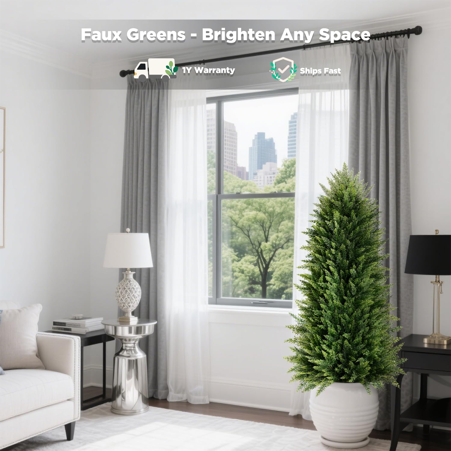 3'-4' Artificial Dense Cedar